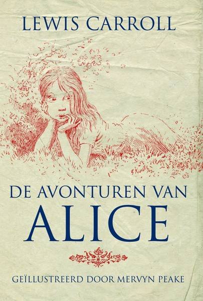 CARROLL, LEWIS. - Alice in wonderland & Achter de Spiegel en wat Alice daar aantrof. Vertaald en door een nawoord voorzien door Nicolaas Matsier, Geïllustreerd door Mervyn Peake.