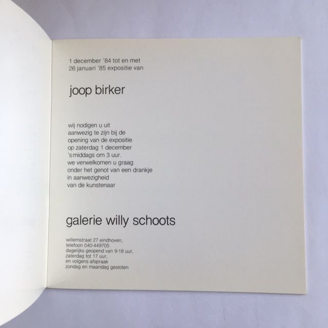 Birker, Joop, Wingen, Ed - Joop Birker