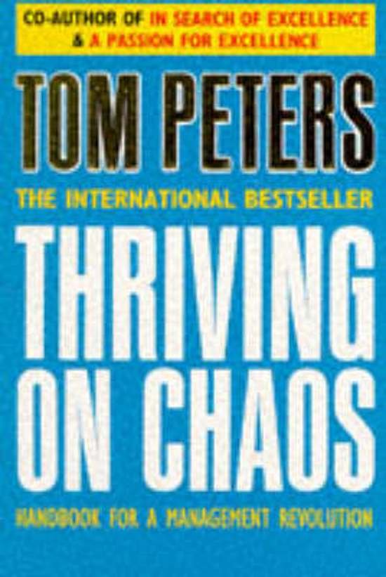 Tom Peters, Donada Peters - Thriving on Chaos, Handbook for a Management Revolution