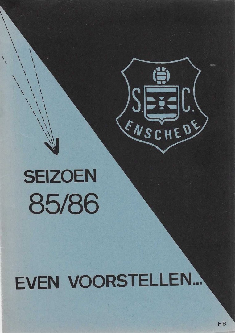  - S.C. Enschede seizoen 85/86 Even voorstellen...