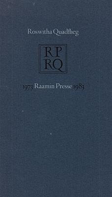 EKKART, Rudolf E.O., en Huib van KRIMPEN - Roswitha Quadflieg. 1973 Raamin Presse 1983.