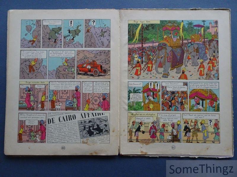 Hergé. - De avonturen van Kuifje. De sigaren van de Farao. [Hardcover]