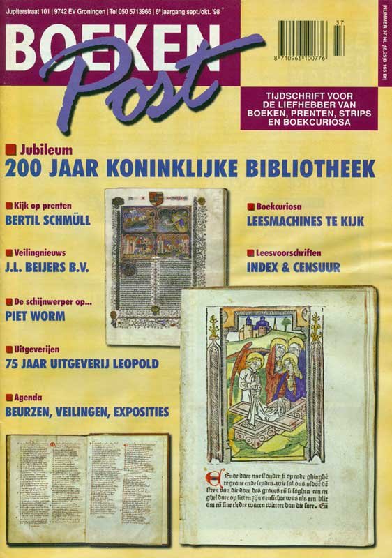 - Boekenpost, 6e jaargang (1998) Tijdschrift voor de liefhebber van boeken, strips en boekcuriosa
