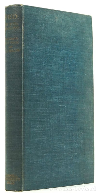VICO, G. - The autobiography of Giambattista Vico. Translated from the Italian by Max Harold Fisch and Thomas Goddard Bergin.