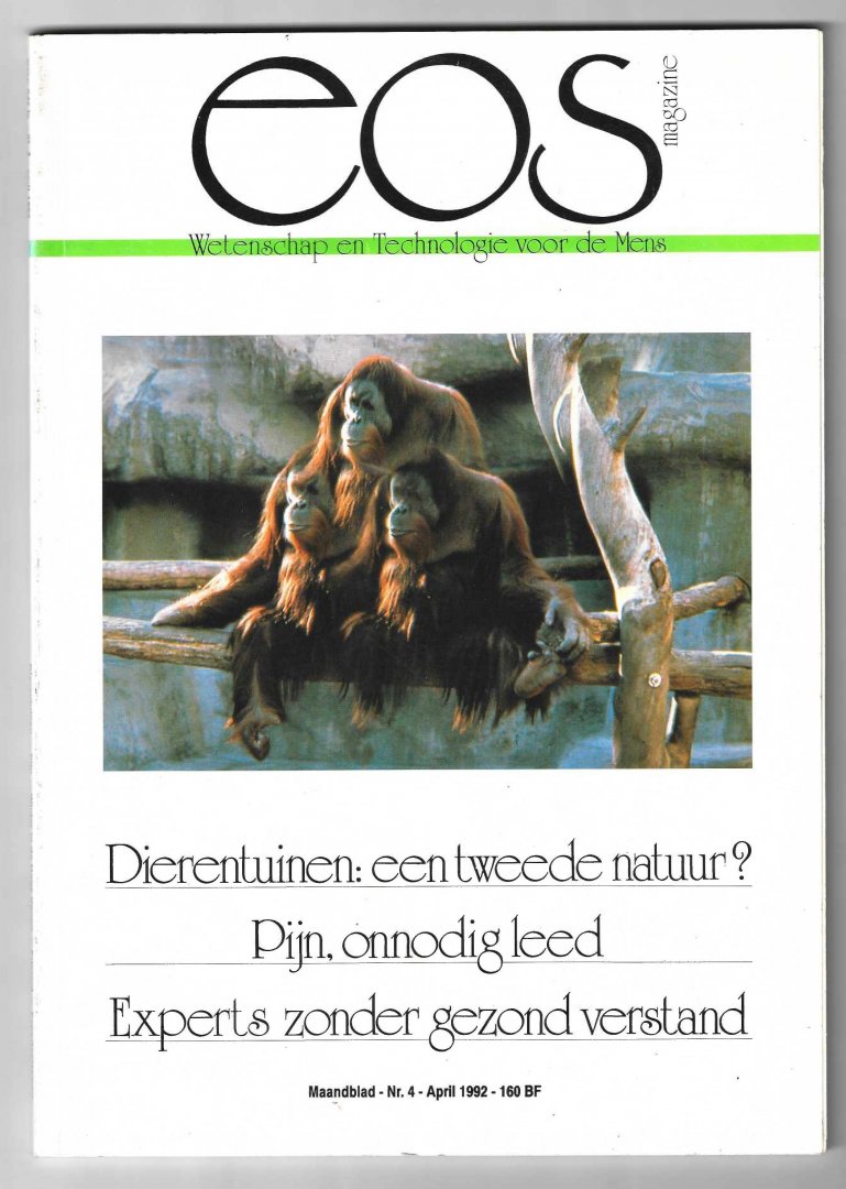  - EOS magazine - 1992 nr. 4 - Wetenschap en Technologie voor de Mens