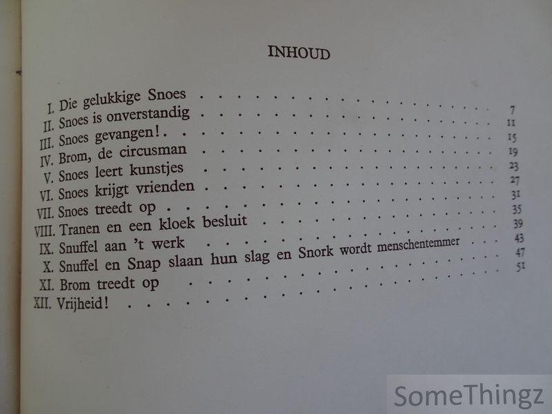 J. Horemans - Snoes, de Beer. Met kleurplaten van Frans Kersters.