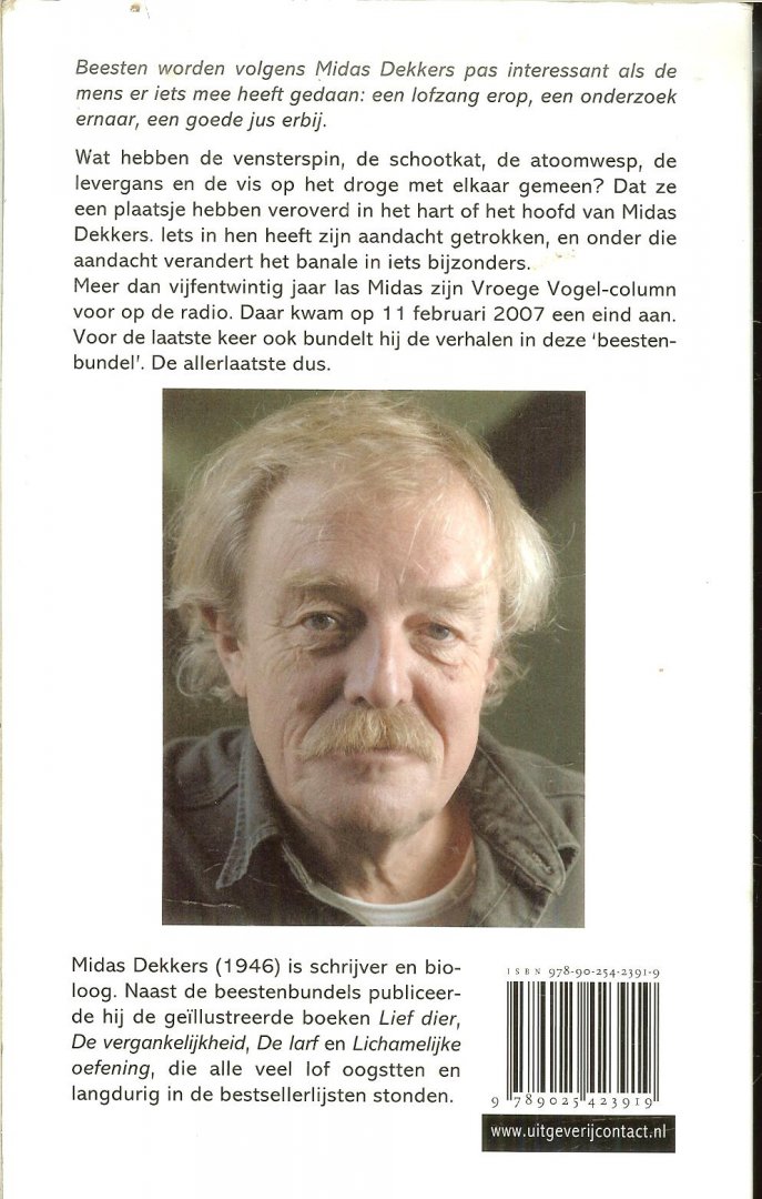 Dekkers Midas Omslagontwerp Via Vermeulen  & Rick Vermeulen  Omslag illustraties  Maus Slangen  Foto auteur Ronald Hoeben - De Walrus en Andere beesten