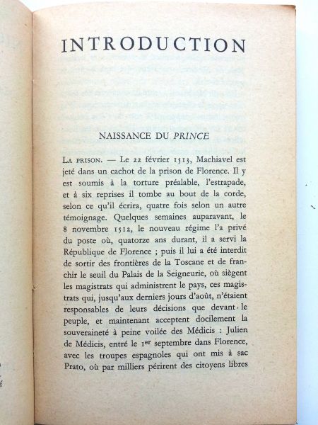 Machiavel, Nicolas - Le Prince (Bibliothèque de Cluny) (FRANSTALIG)