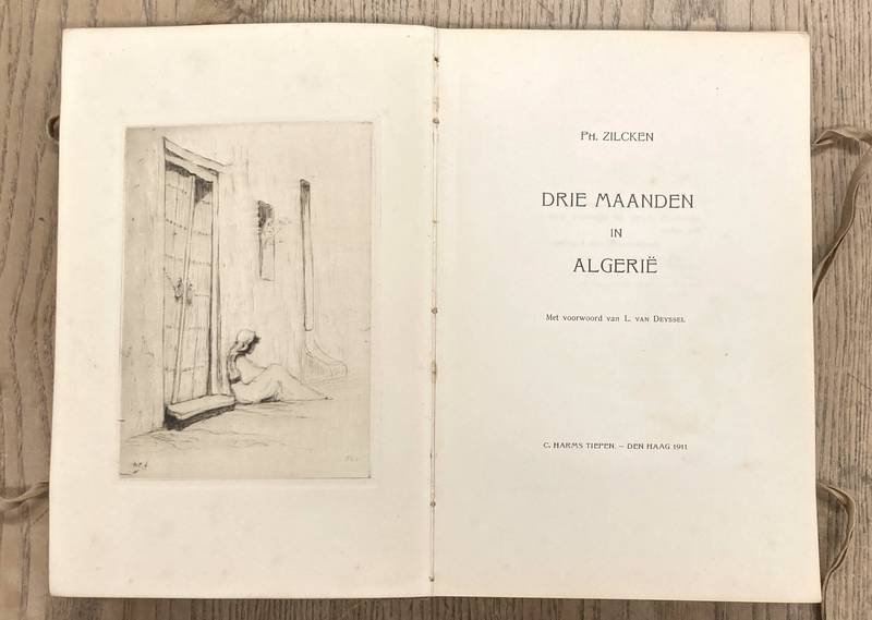 ZILCKEN, PH. - Drie Maanden in Algerië. Met een voorwoord van L. van Deyssel.