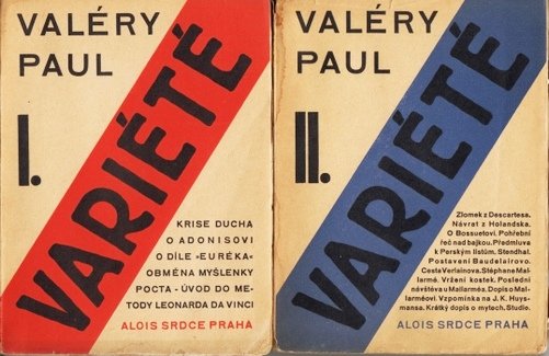 VALÉRY, Paul - Variété. I & II. Translated into Czech by Ota Dubský.