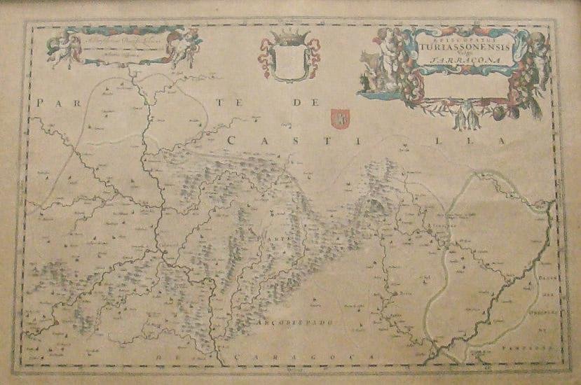 Labanna, Joanne Baptista - “EPISCOPATUS TURIASSONENSIS Vulgo TARRAÇONA” (kaart van Tarazona)