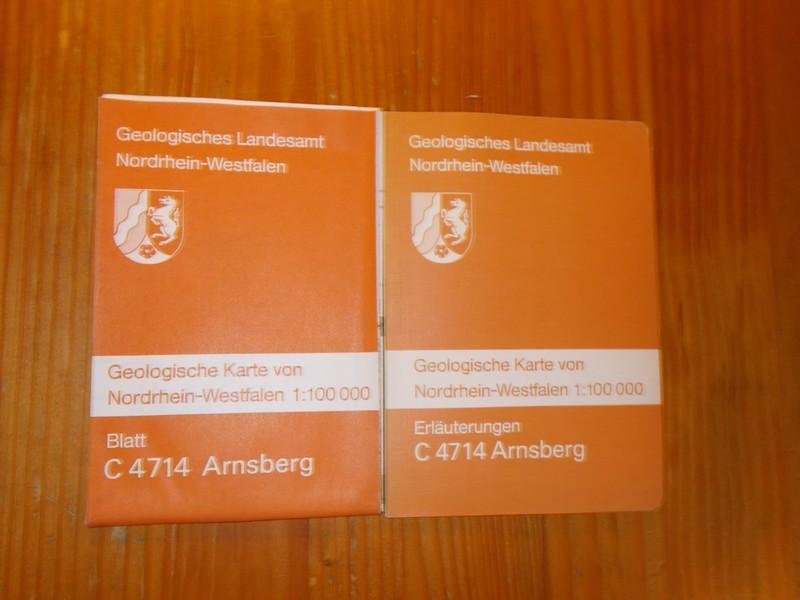 red. - Geologische Karte von Nordrhein-Westfalen 1:100000. Erlauterungen C 4714 Arnsberg.