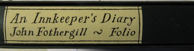 Fothergill, John - An innkeeper's diary. ( 1931 )