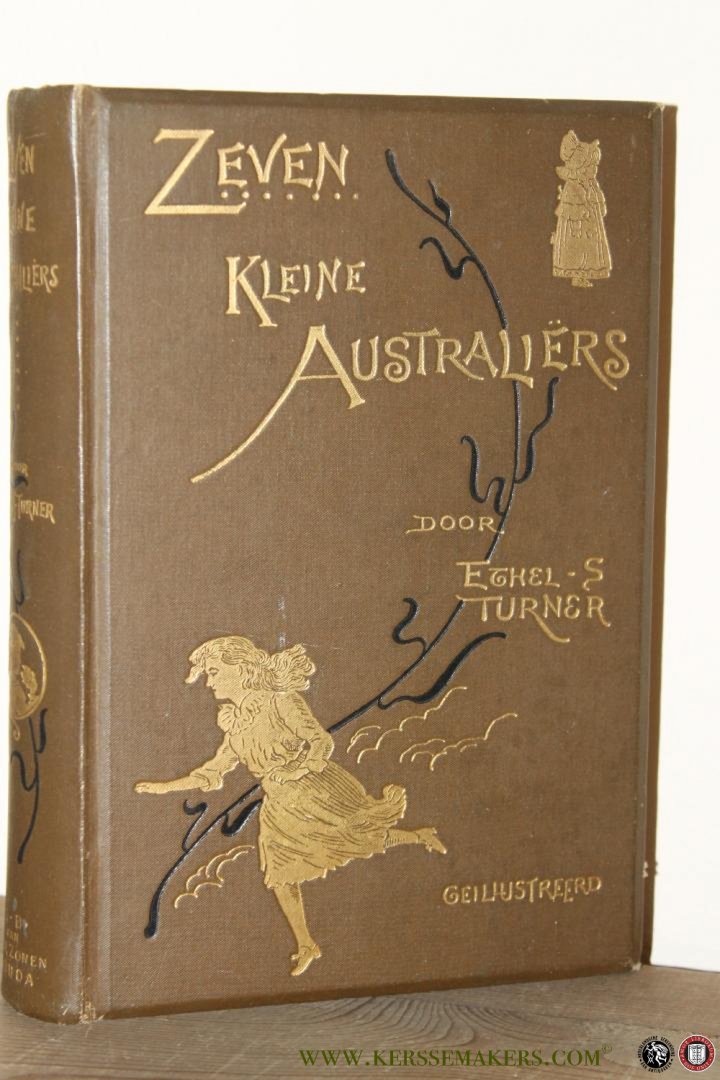 TURNER, Lilian - Zeven kleine Australiërs. Naar den 3en druk uit het Engelsch bewerkt door Marie ten Brink. Geïllustreerd door A.J. Johnson