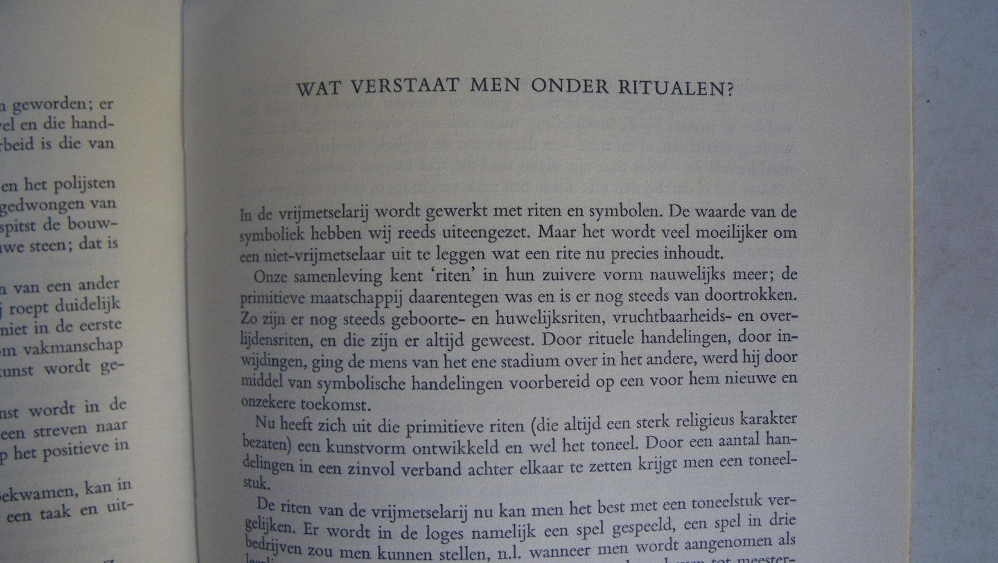 Kok, Prof. dr. J. (ten geleide) - Bericht uit de werkplaatsen; voor vrijheid, verdraagzaamheid en broederschap