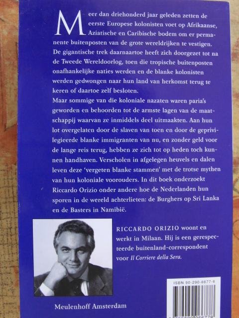 Orizio, Riccardo - Vergeten blanken stammen