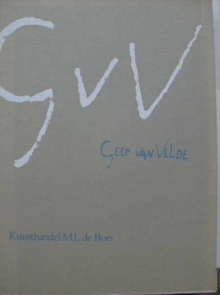 Gindertael, R.V./ Hammacher - Geer van Velde.