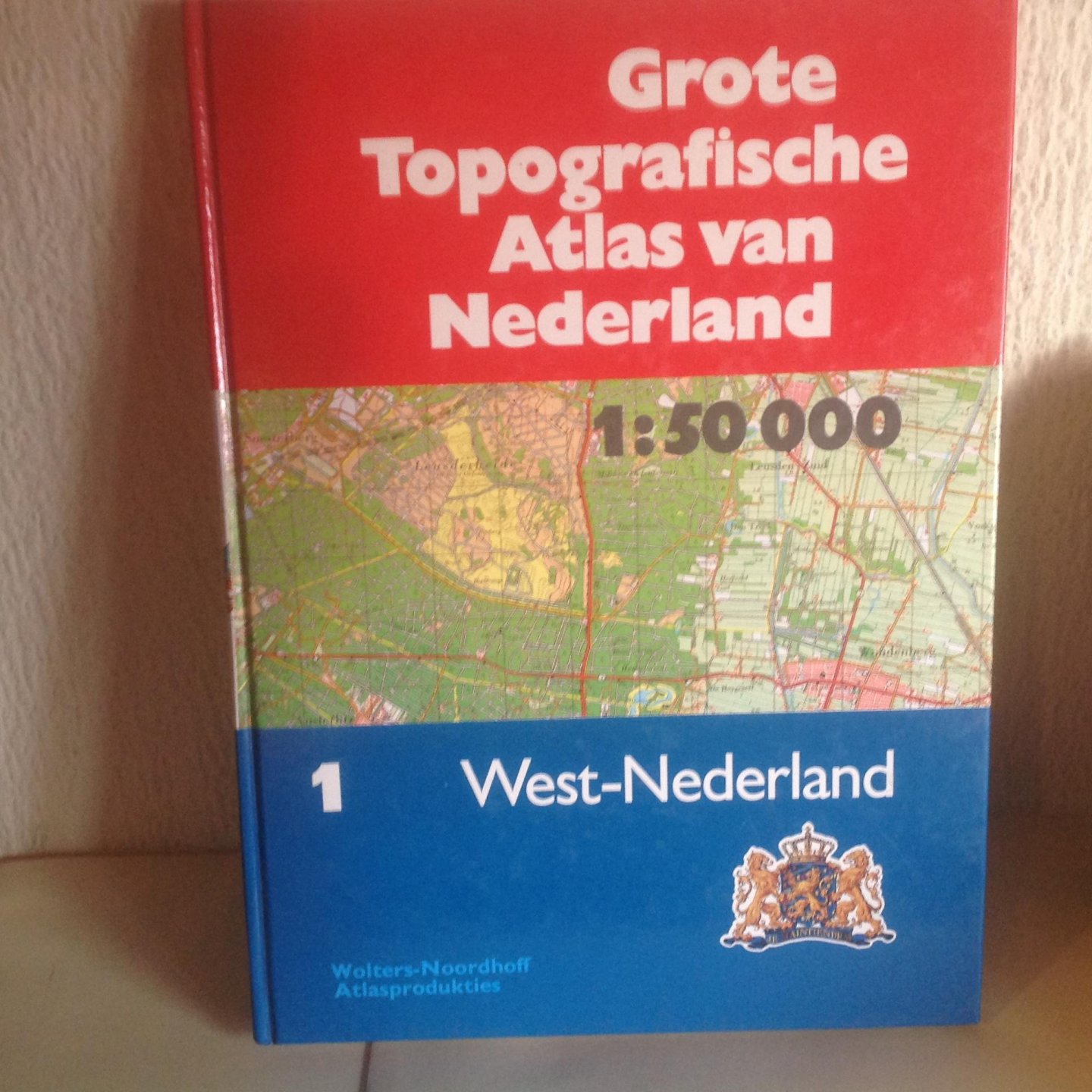  - Grote topografische atlas van nederland / 1 west / druk 1