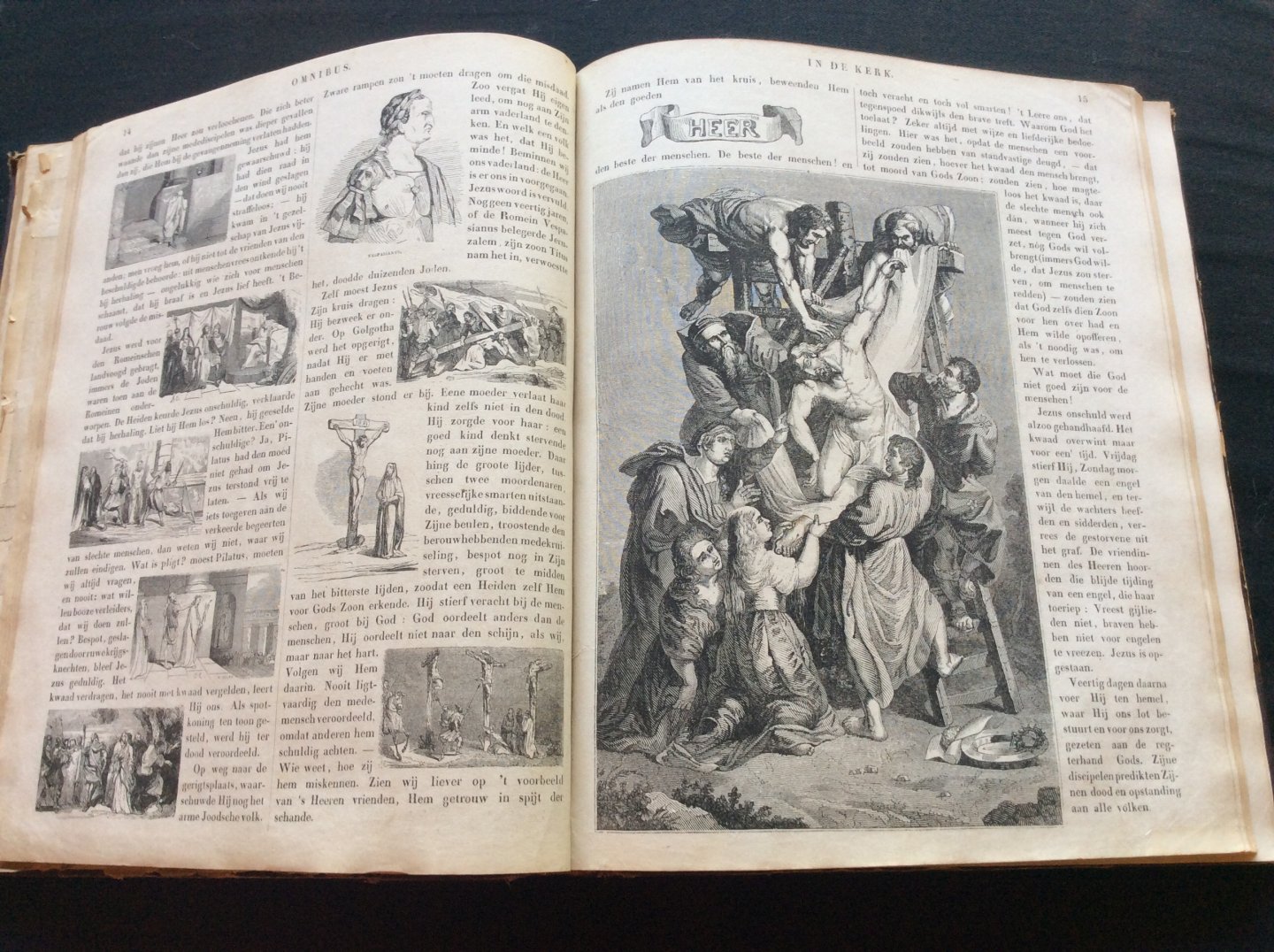 Keijser, J.P. de (Claudius) - Omnibus Nederlandsch Prentenboek voor jongens en meisjes