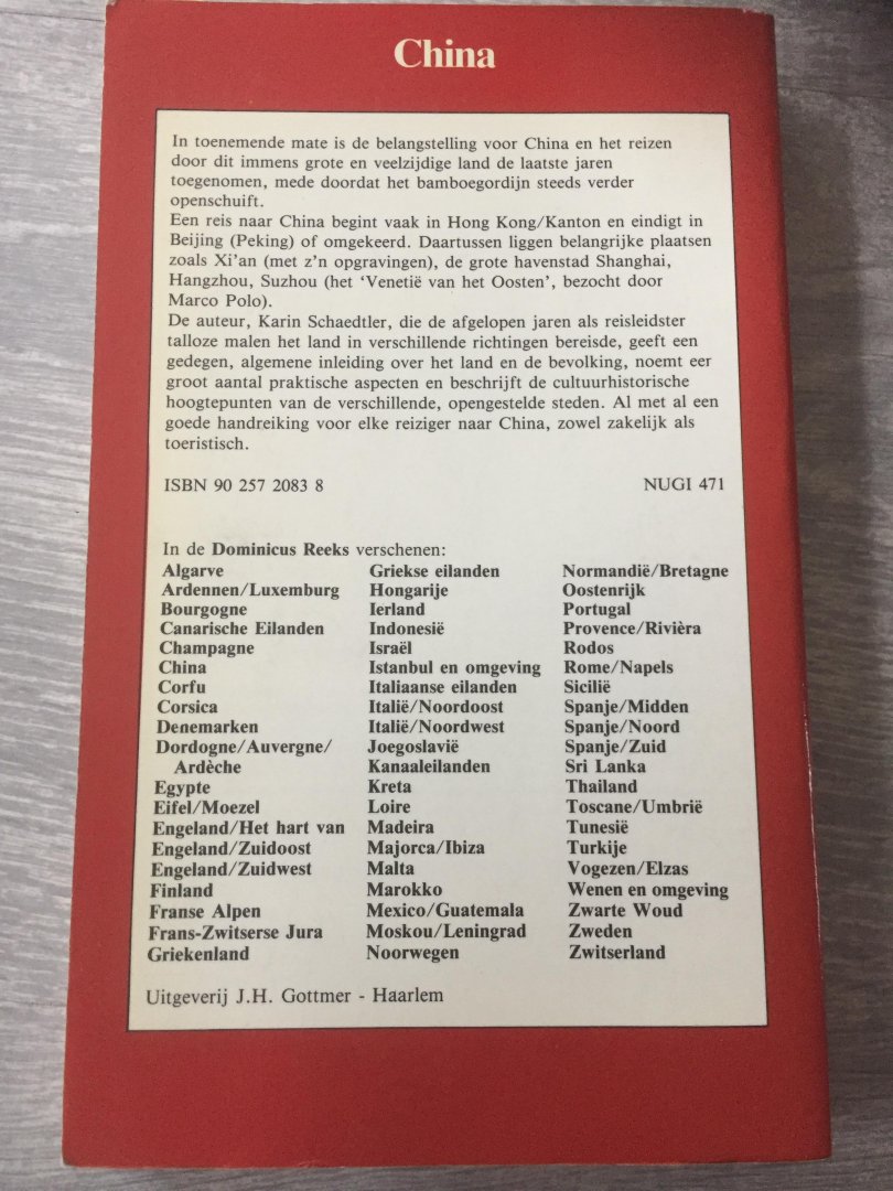 Schaedtler, K. - China / druk 1