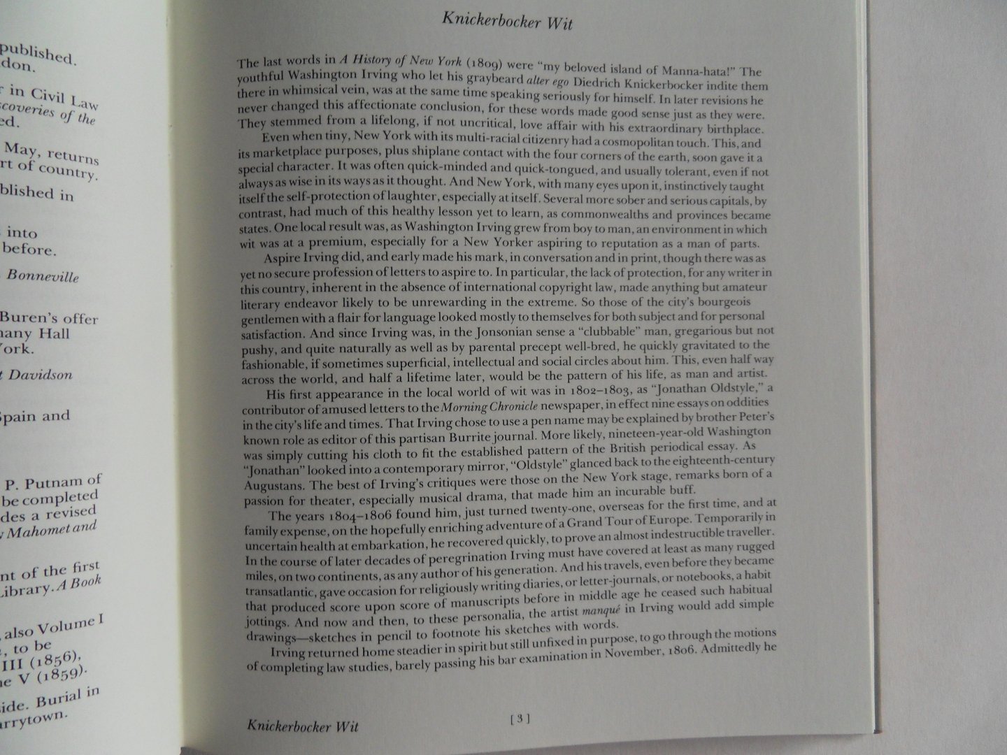 Myers, Andrew B. [ selected and annotated by ]. - The Worlds of Washington Irving. 1783 - 1859.