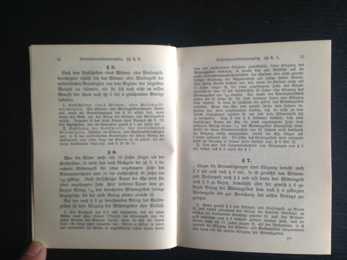 Olshaussen,  Dr Theodor von - Militärhinterbliebenengefess