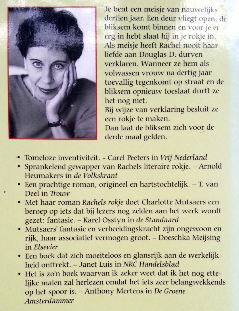 Mutsaers, Charlotte - Rachels rokje (Ex.1)