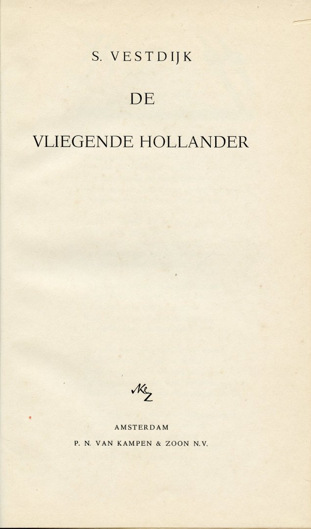 Vestdijk, Simon - De Vliegende Hollander (poezie)