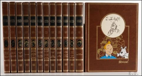 Herg - Complete Tintin Deluxe Collection - L'OEUVRE INTEGRALE D'HERGE' EN 13 VOLUMES