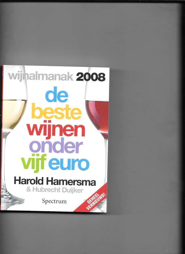 Duijker, H. - Wijnalmanak 2008 / de beste wijnen onder vijf euro
