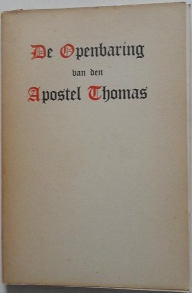  - De Openbaring van den Apostel Thomas