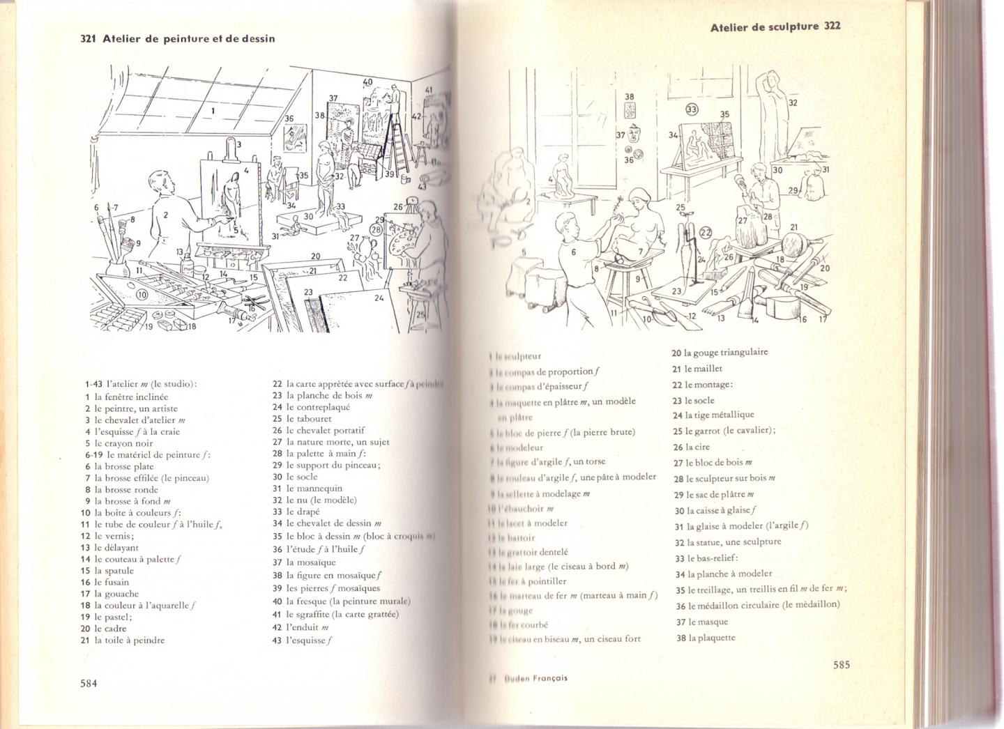 Bibliographisches Institut Mannheim (red) (ds1380) - Duden Francais Dictionnaire en images