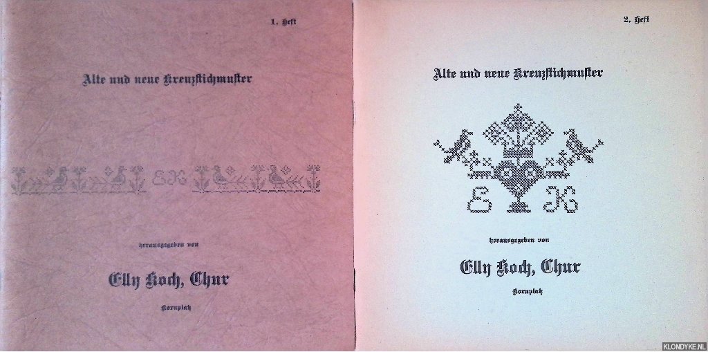 Koch, Elly - Alte und neue Kreuzstichmuster (2 volumes)