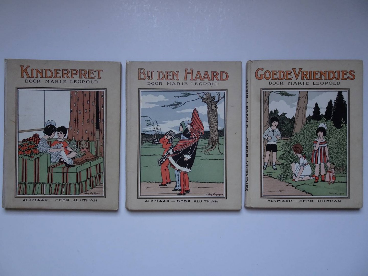 Leopold, Marie - Kinderpret/ Bij den haard/ Goede vriendjes. 3 delen.