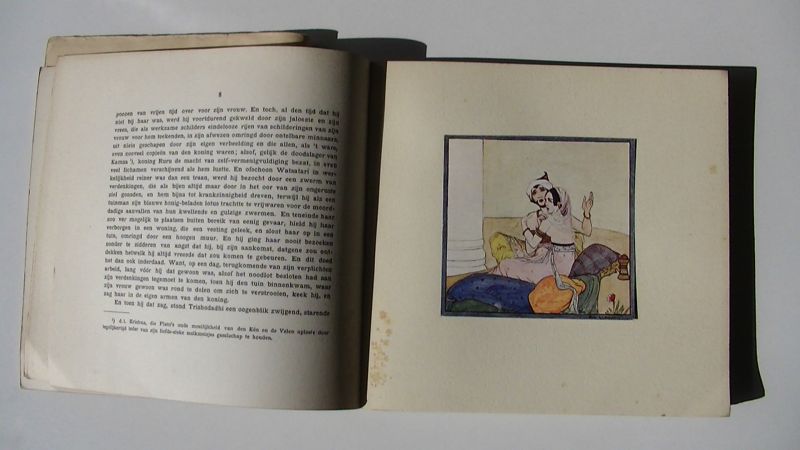Bain F.W.-  Borel H. - Het Eeuwige Vuur: een Hindoesche liefdesgeschiedenis - Het karnen van den oceaan des tijds.