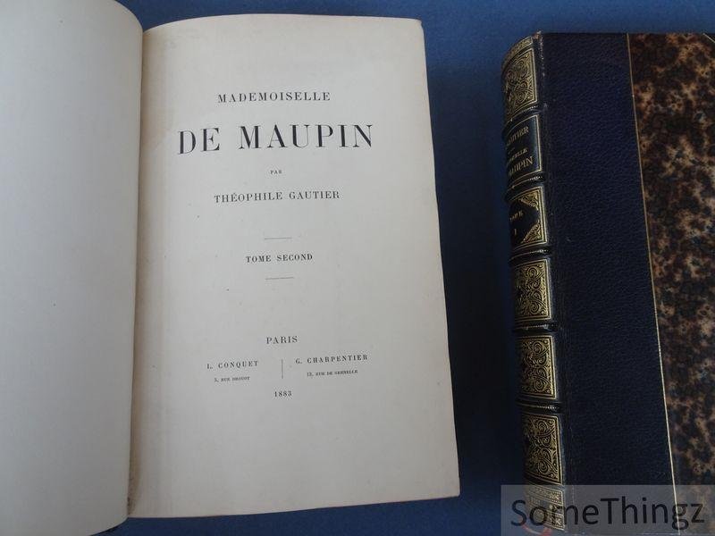 Théophile Gautier / Charles de Lovenjoul (notice bibliographique). - Mademoiselle de Maupin. Double amour. Réimpression textuelle de l'édition originale. Avec 18 compositions de E. Toudouze, gravées par Champollion. [N° 366 de 500 exemplaires.]
