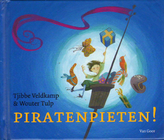 Veldkamp, Tjibbe en Wouter Tulp - Piratenpieten, 36 pag. kleine hardcover, gave staat
