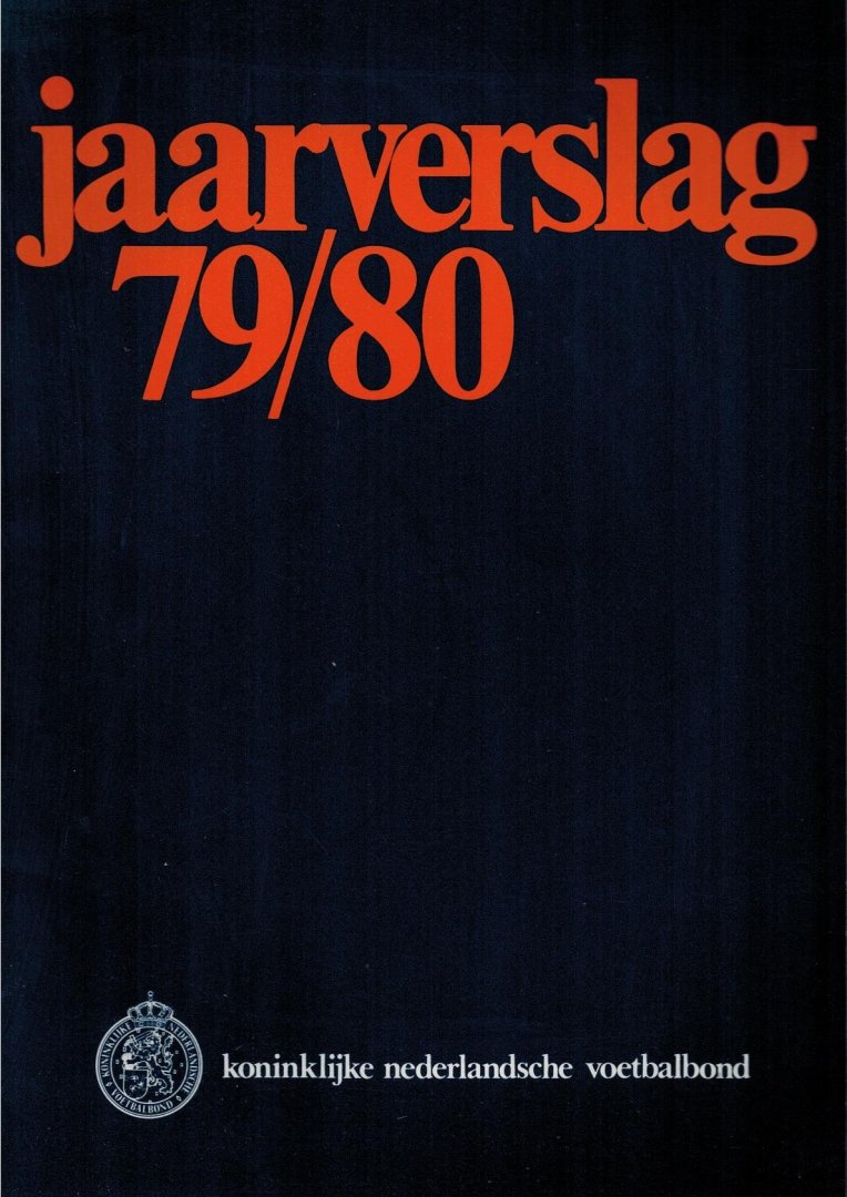  - KNVB Jaarverslag 1979-1980