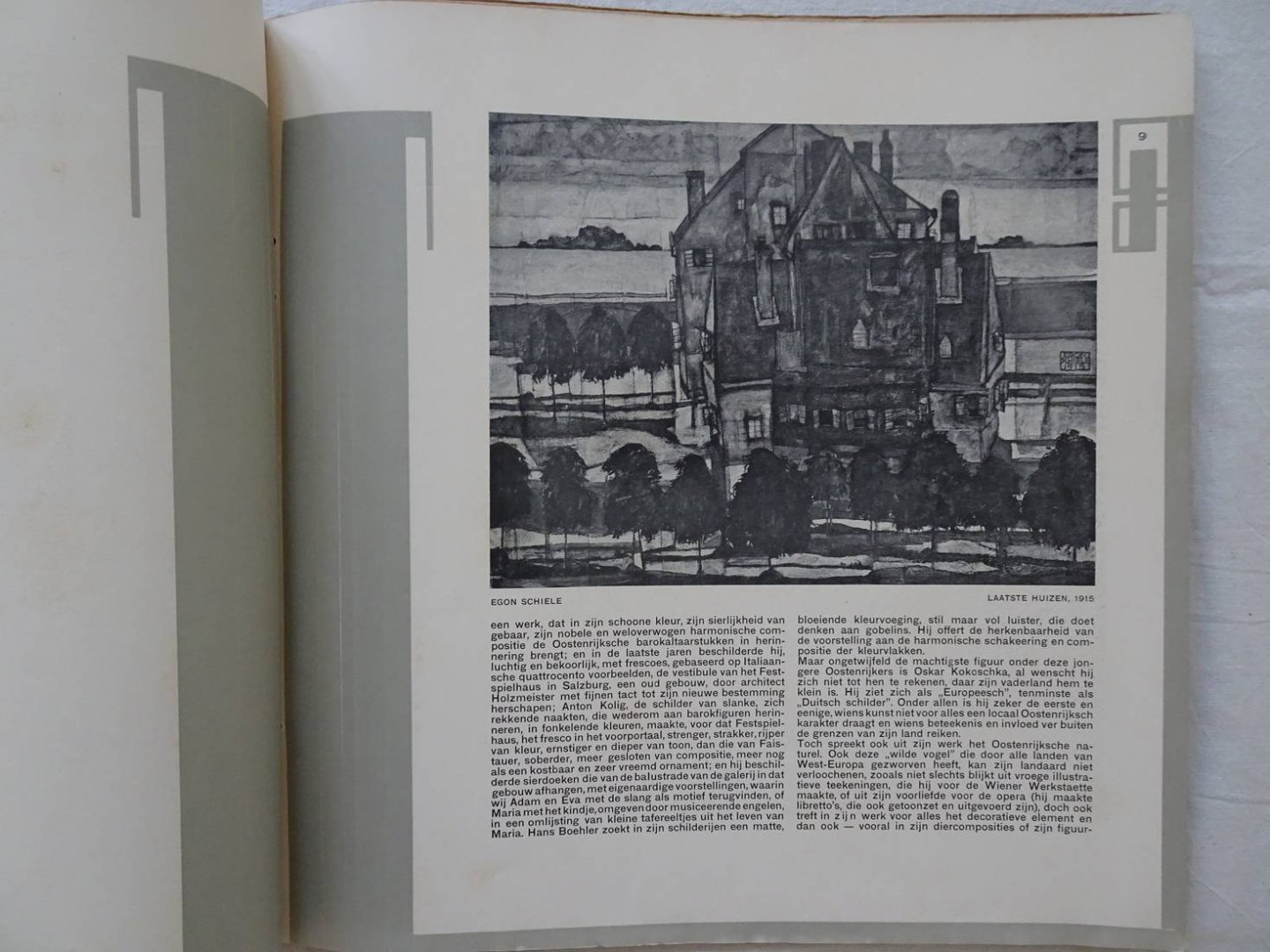 Blaauw, C.J. ao (ed.). - Wendingen, Maandblad voor Bouwen en Sieren van Architectura et Amicitia; no. 9-10 1927; Oostenrijksche kunst.