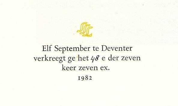 HERINGA, P.M. (Als:) LEBERECHT - Leberecht's denkwerk. [Met een illustratie van Ger Kleis].