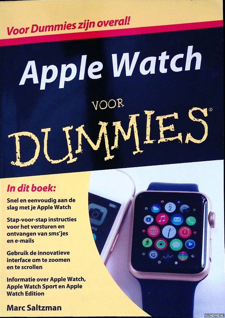 Saltzman, Marc - Apple Watch voor Dummies