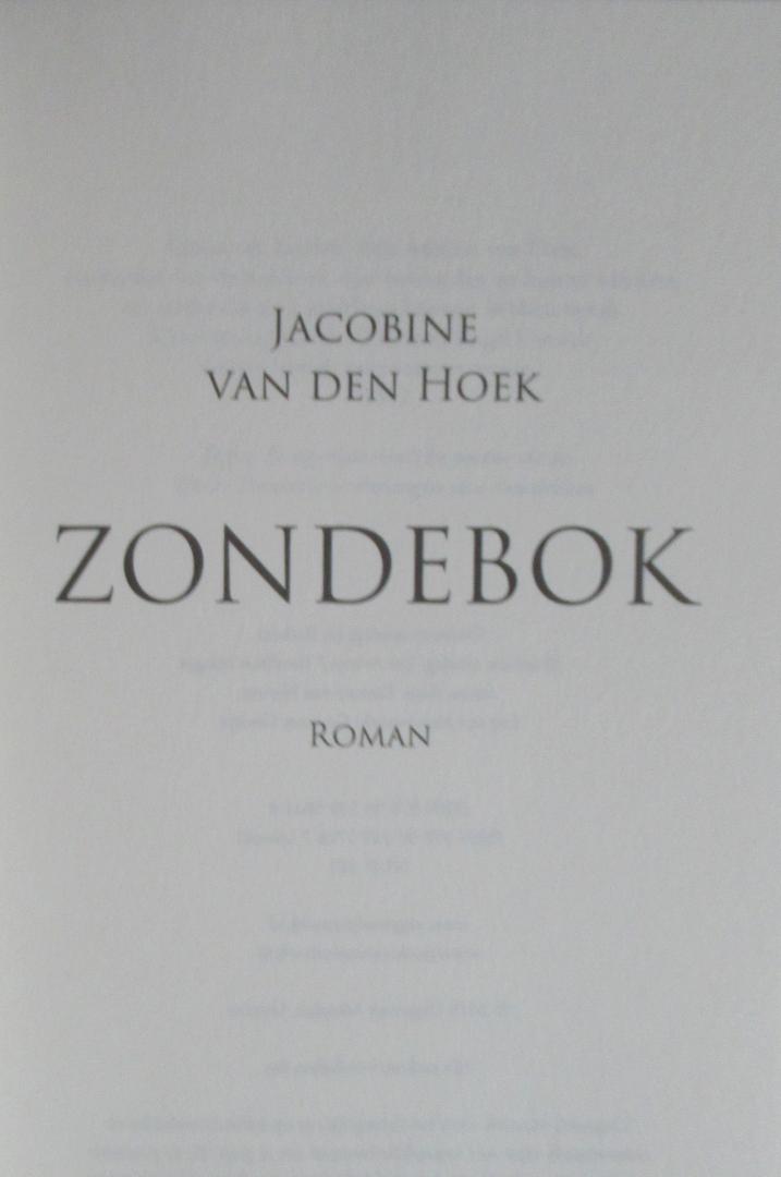Hoek, Jacobine van den - Zondebok. Een verhaal van liefde, moed en macht, in de aanloop naar de 80-jarige oorlog