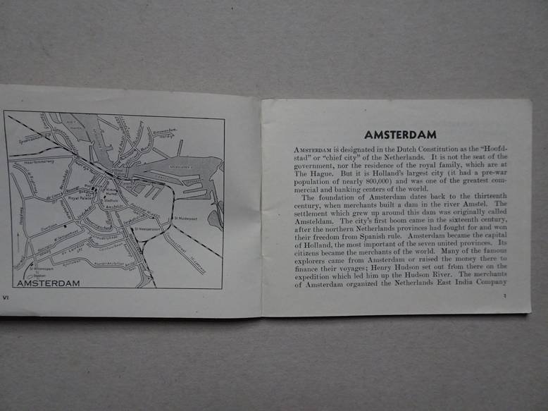 N.n.. - Pocket guide to the cities of the Netherlands.