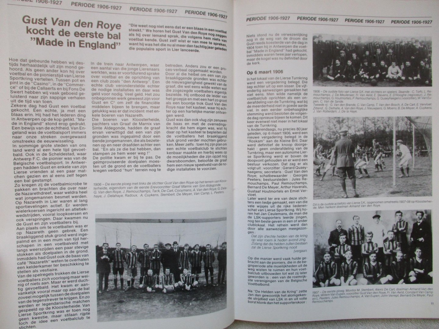 Geuens, Bob - 80 jaar goud-zwart. Koninklijke LIERSE Sportkring 1906-1986.