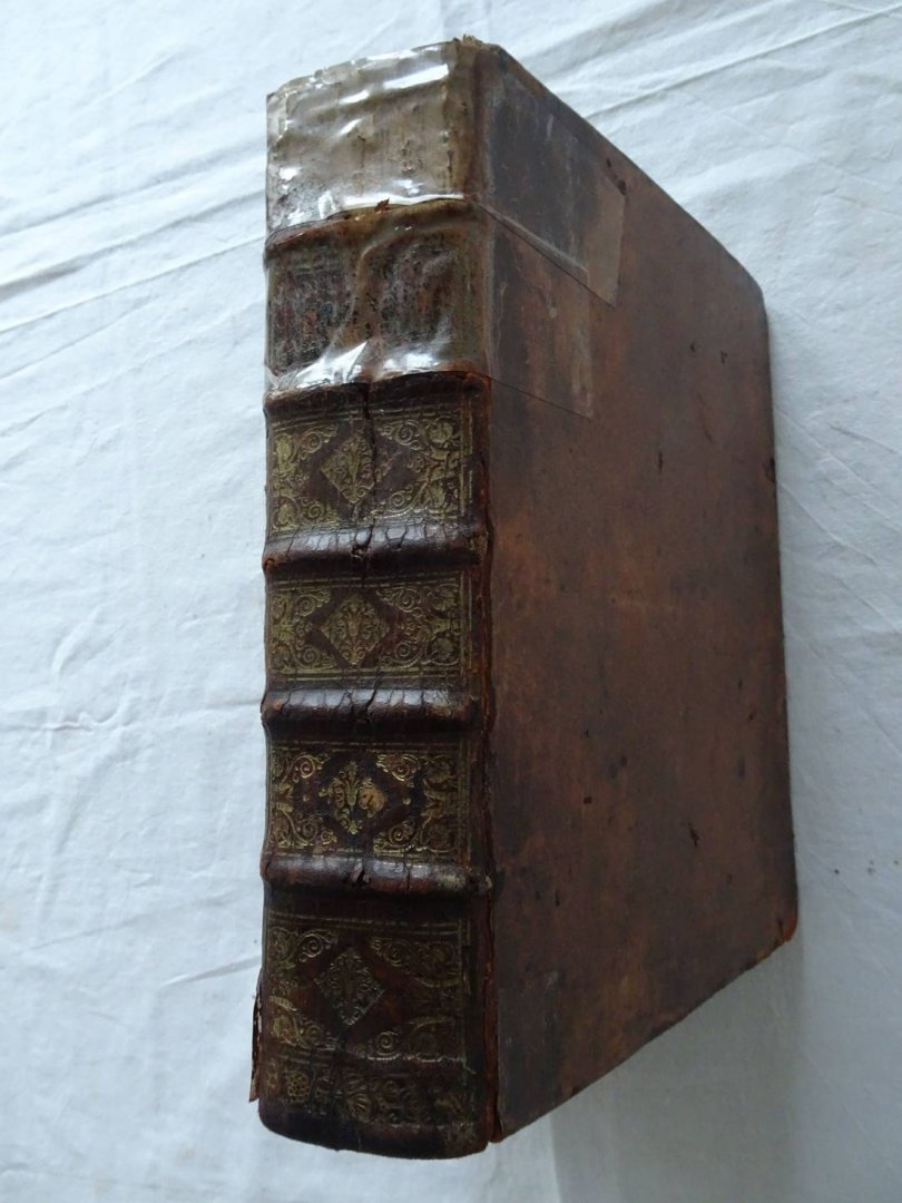 Jansen, Cornelis (Jansenii). - Corn.Jansenii Leerdamensis, S.Th. Doct. & Prof. Lovaniensis, Episcopi Iprensis, Tetrateuchus sive commentarius in Sancta Jesu Christi Evangelia, edtio nova, cui accessit in margine Sacer textus.