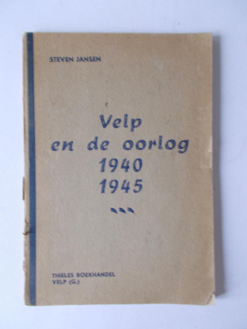 Jansen, Steven - VELP - Velp en de oorlog 1940 - 1945