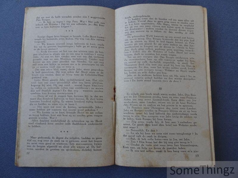 N/A. - M. Van Haver (uitg.) - Far-West verhalen. Nr 10: Ruiters in den Storm.