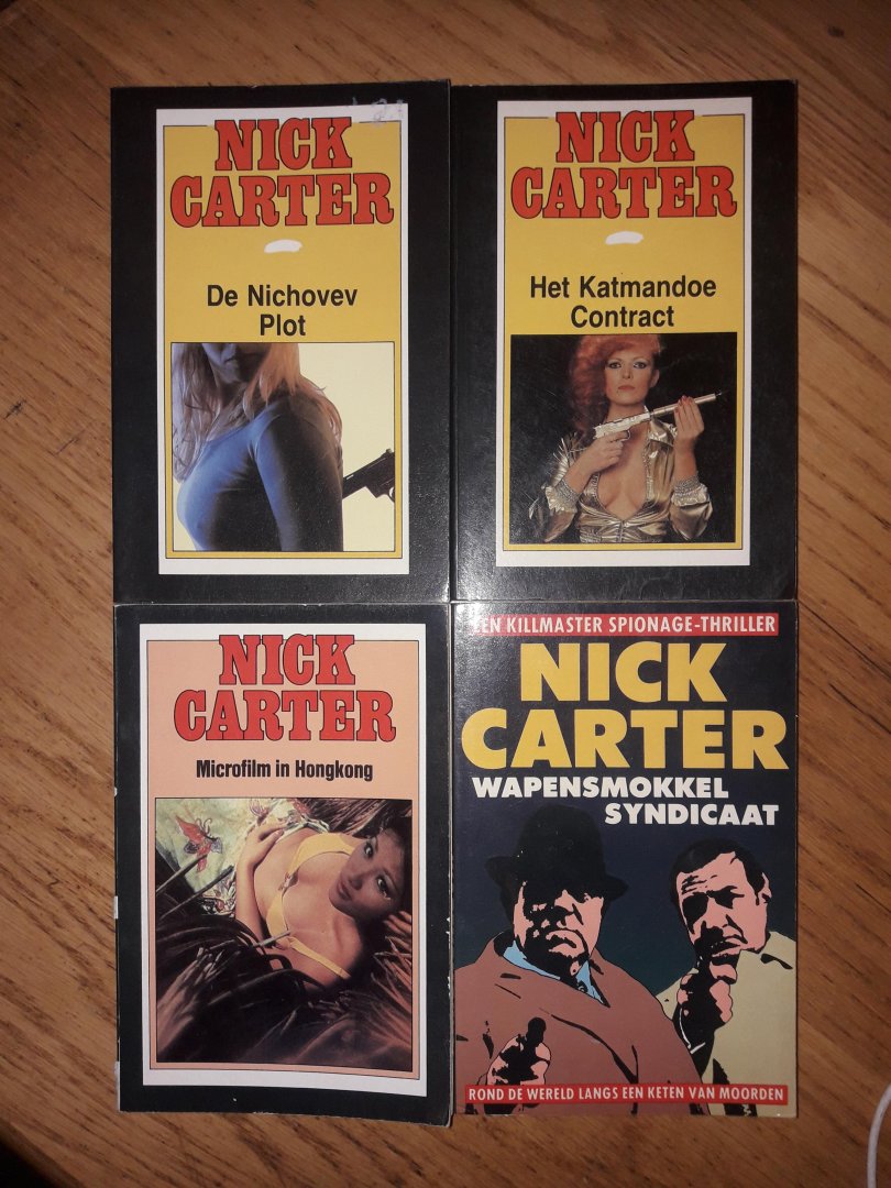 Carter, Nick - Wapensmokkel syndicaat (101) / Het katmandoe contract (91) / Microfilm in hongkong (95) / Wapensmokkel syndicaat (101)