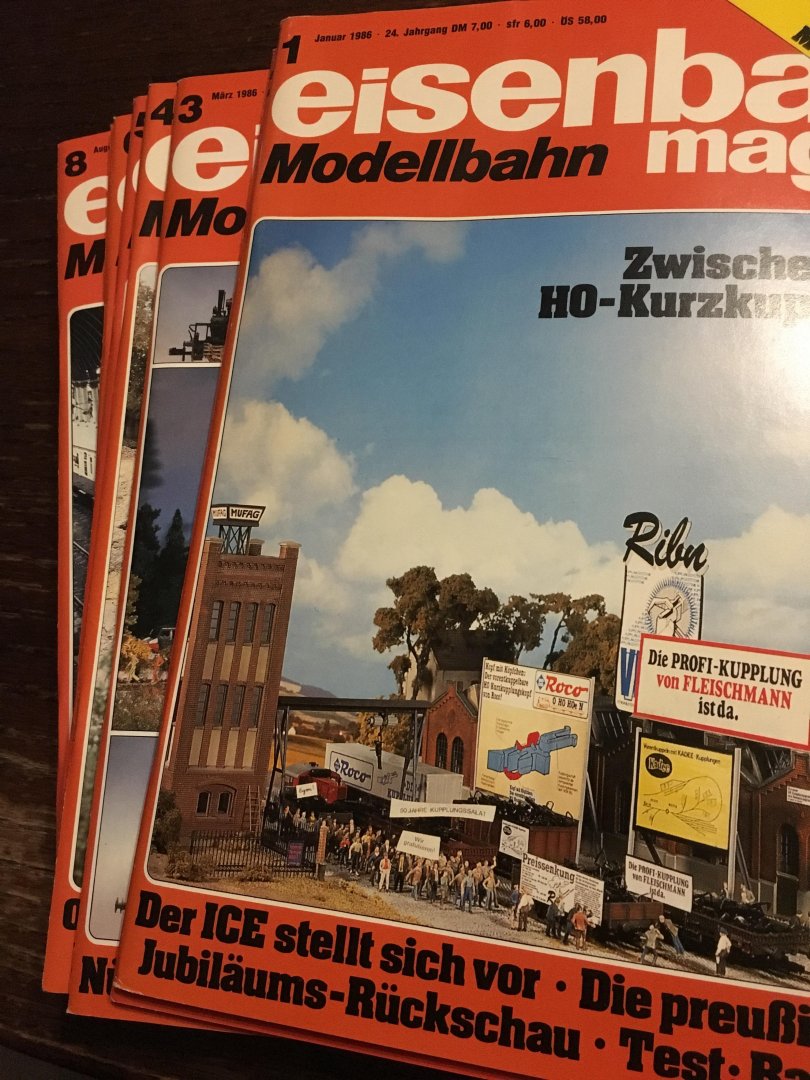  - Eisenbahn Magazin Modellbahn; 1 t/m 12, 1986, 24ste jaargang