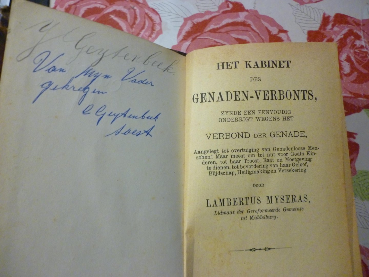 Myseras Lambertus - Het kabinet des genaden verbondshttps://www. boekwinkeltjes. nl/mbw/boeken/edit/boek/190642796/
